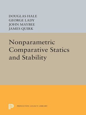 cover image of Nonparametric Comparative Statics and Stability
